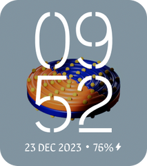 CV16 Watch Face - Animated Disk