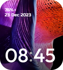 CV16 Watch Face - Animated Fabric