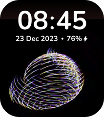 CV16 Watch Face - Animated Spirals