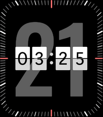 CV16 Watch Face - Card Digits