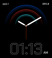 CV16 Watch Face - Concentric Rings 2