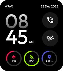 CV16 Watch Face - Active