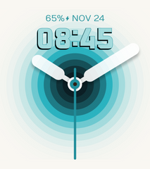 CV16 Watch Face - Concentric Rings