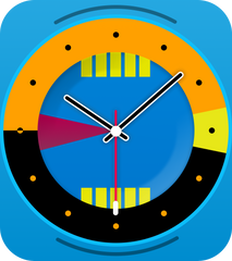 80s Blue - Watch Face
