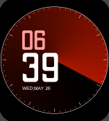 Crimson Clock - Watch Face